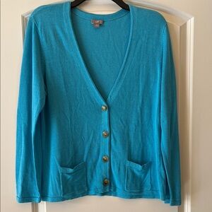 J. Jill Cardigan L turquoise